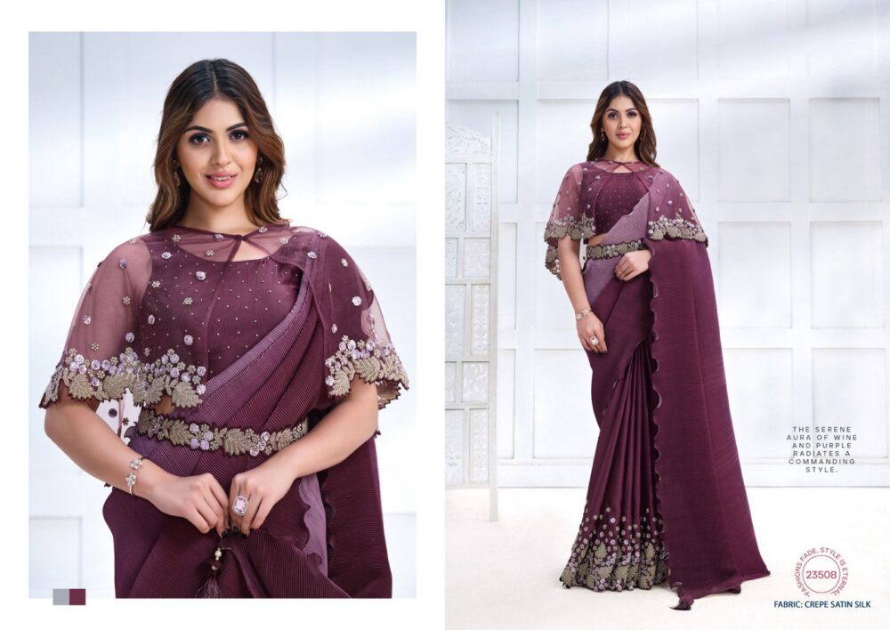 MAHOTSAV MOHMANTHAN 23500 MAJESTICA DESIGNER PARTY WEAR SAREES - Image 21