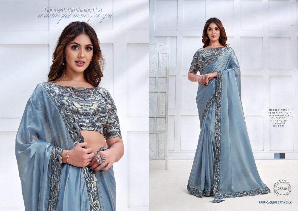 MAHOTSAV MOHMANTHAN 23500 MAJESTICA DESIGNER PARTY WEAR SAREES - Image 27