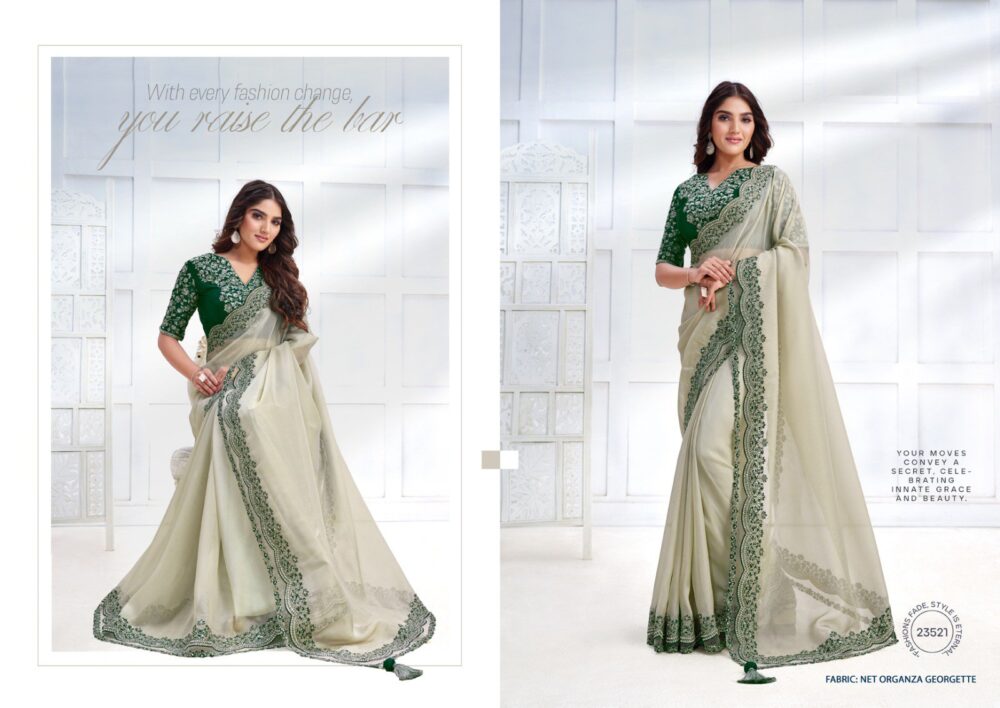 MAHOTSAV MOHMANTHAN 23500 MAJESTICA DESIGNER PARTY WEAR SAREES - Image 22