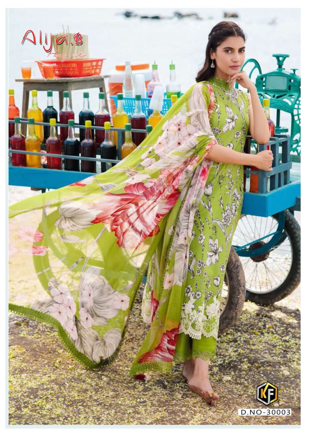 KEVAL FAB ALIJA B VOL 30 30001 TO 30006 SERIES EXCLUSIVE KARACHI COTTON 6 PCS CATALOG - Image 4