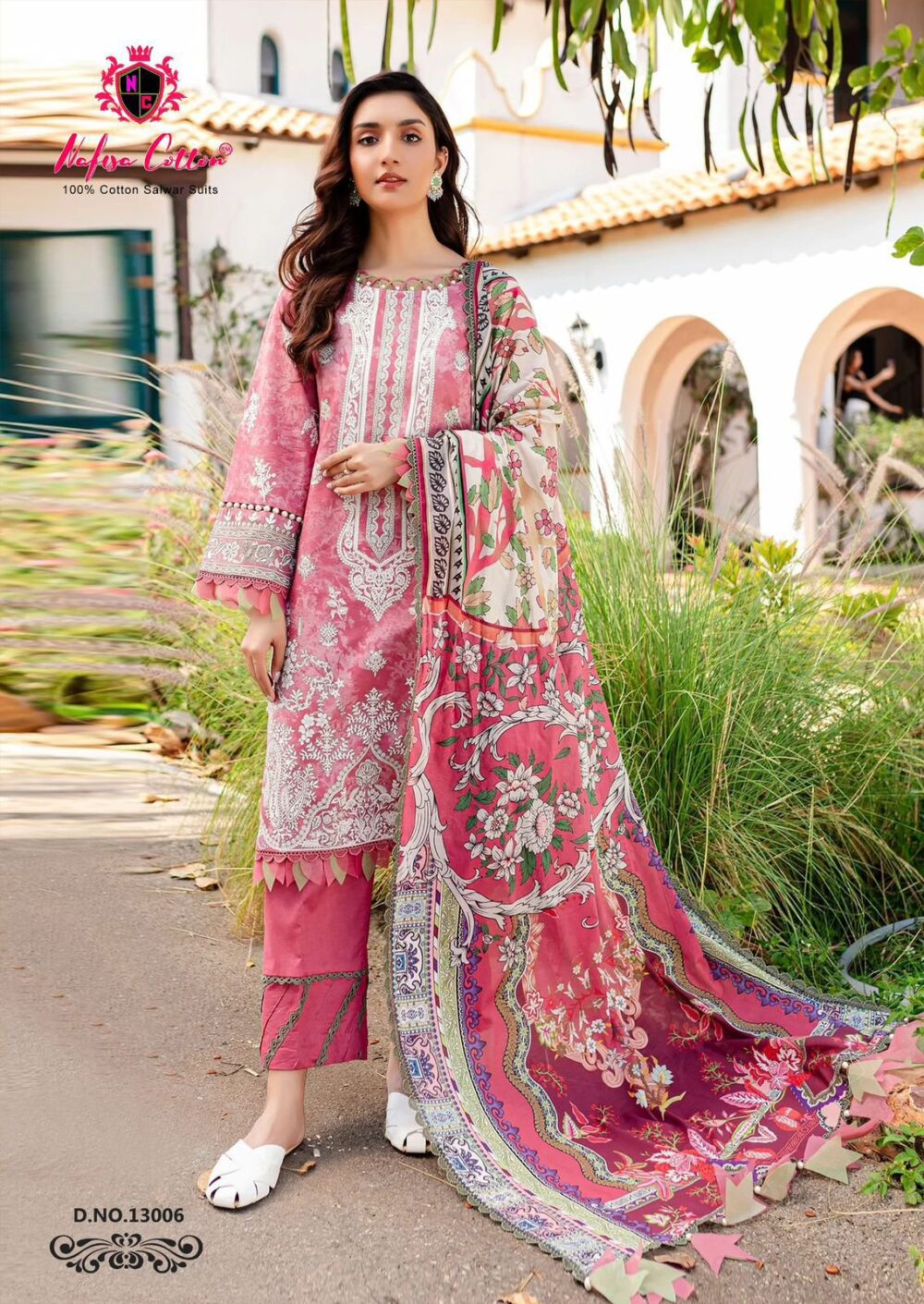 NAFISA COTTON MONSOON VOL 13 EXCLUSIVE 100% KARACHI COTTON COLLECTION DRESS MATERIALS - Image 5