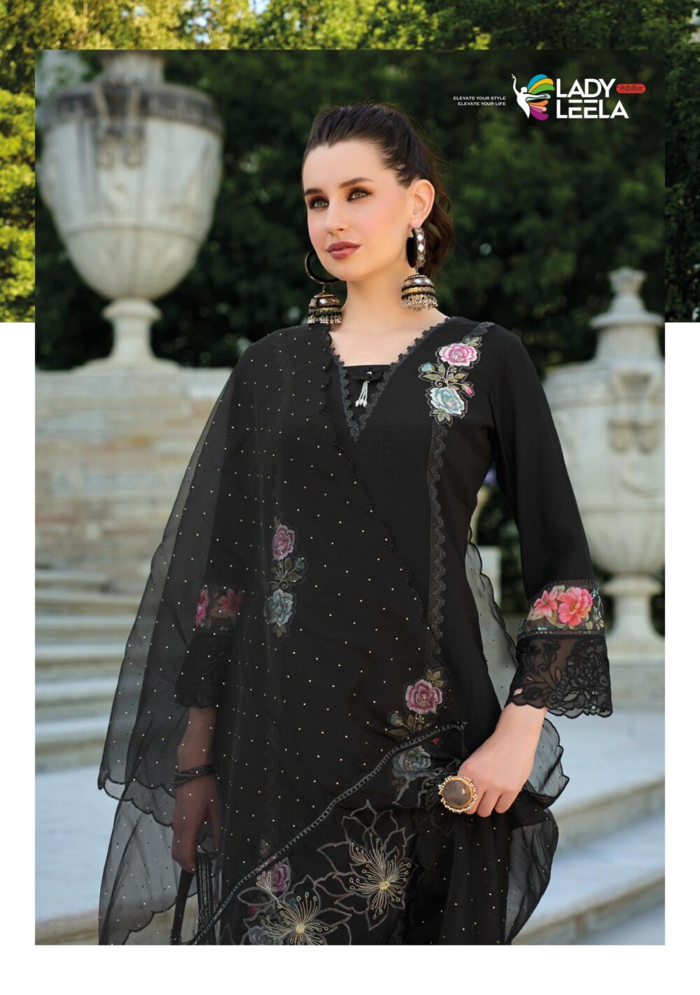 LADY LEELA IBADAT VOL 3 READYMADE VISCOSE SILK KURTIS WITH BOTTOM AND DUPATTA - Image 17