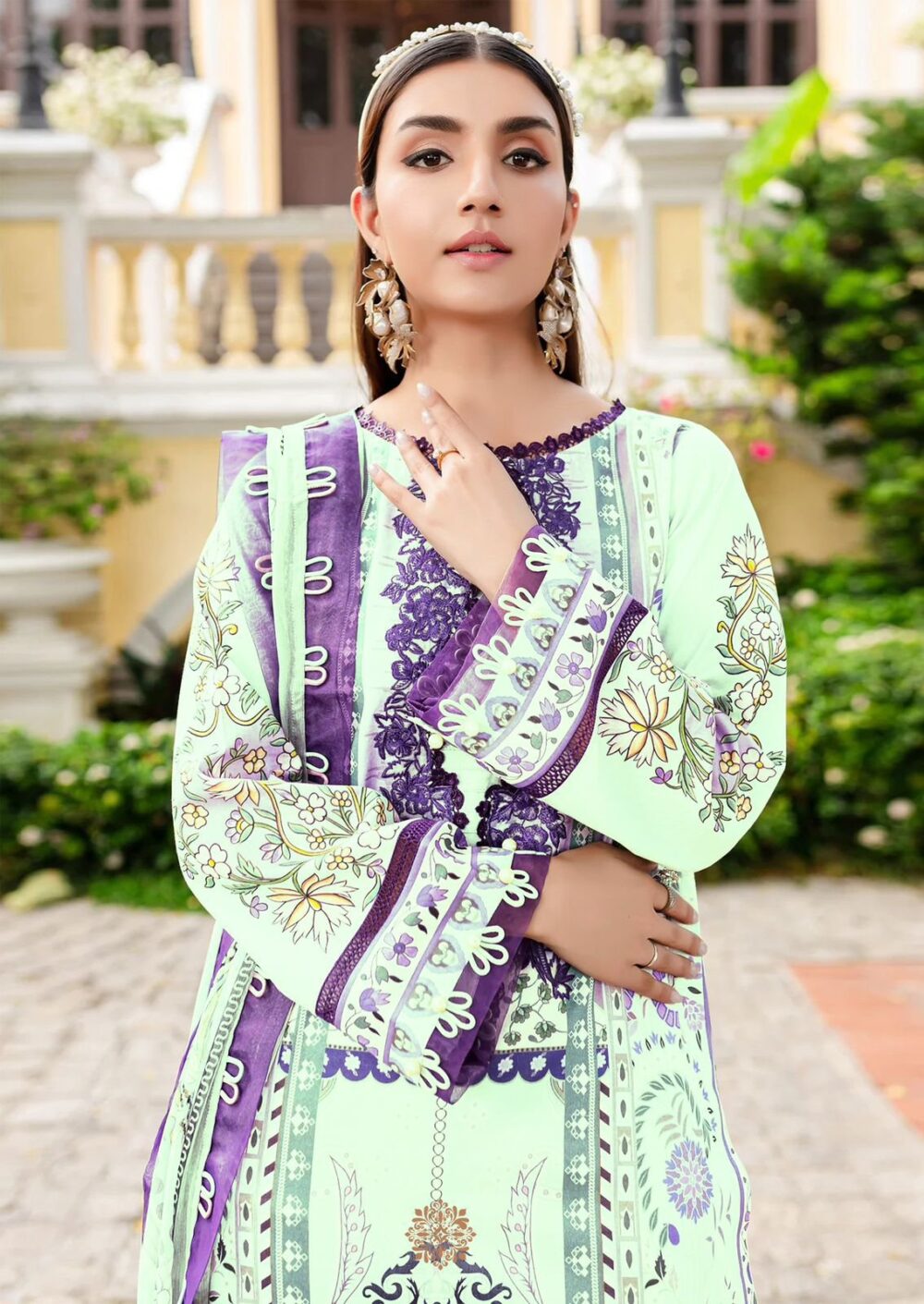 GULLAAHMED VOL 21 PURE PAKISTANI LAWN PRINTED COLLECTION - Image 4