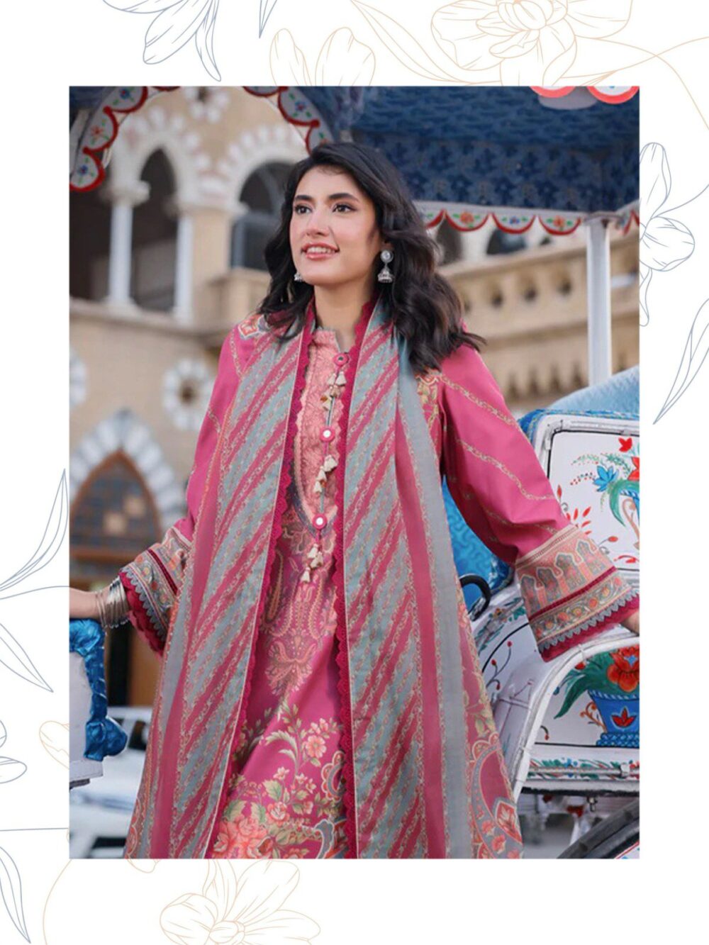 SHREE OM FAB AYRA-B RANG RASIYA  2001 TO 2006 SERIES PREMIUM LUXURY KARACHI LAWN COLLECTION - Image 9