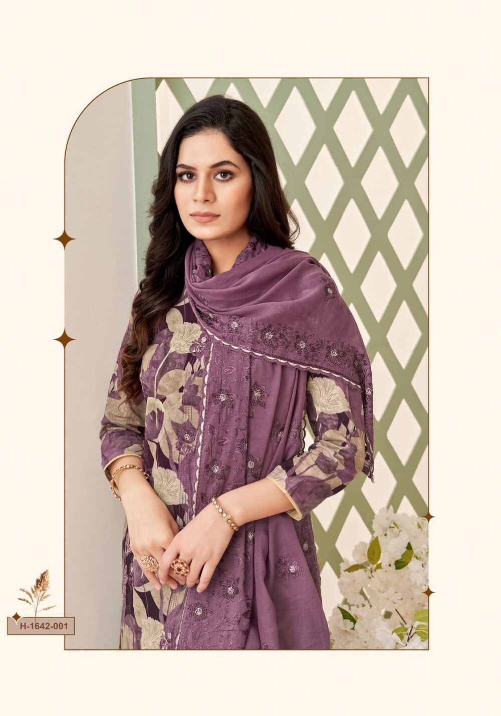 RAINBOW BY ALOK SUITS PURE CAMBRIC COTTON DESIGNER DRESS MATERIALS - Image 10