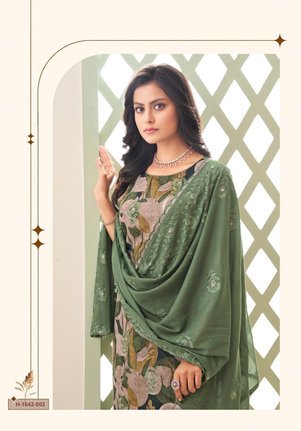 RAINBOW BY ALOK SUITS PURE CAMBRIC COTTON DESIGNER DRESS MATERIALS - Image 9